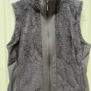 The North Face Charcoal Fleece Vest